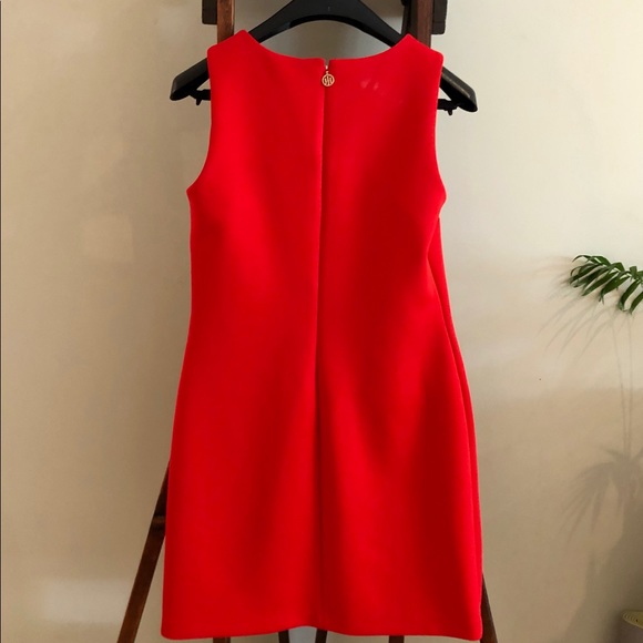 Tommy Hilfiger Vibrant Orange Dress Size 10 - Picture 2 of 2